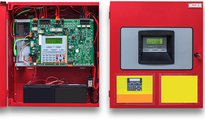 commercial fire alarm panel