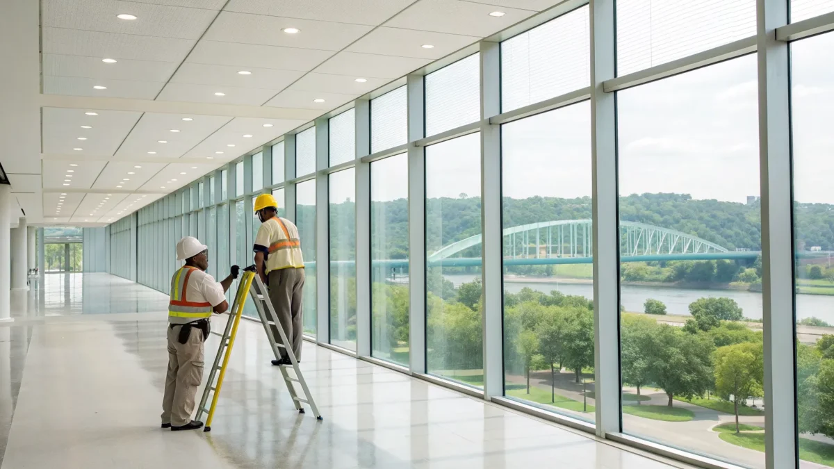 Professional commercial fire alarm system installation in Greenville, SC.
