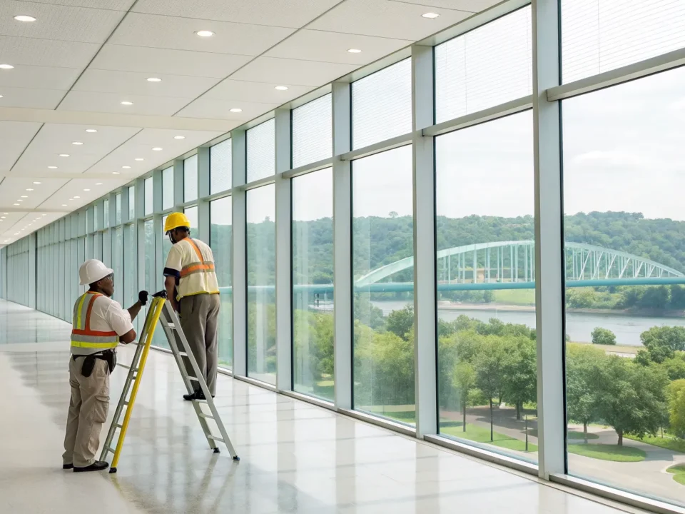 Professional commercial fire alarm system installation in Greenville, SC.
