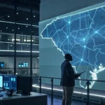 A fire alarm monitoring control center for multi-location businesses in South Carolina.