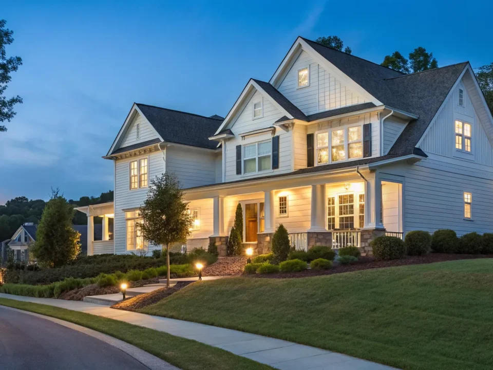 A Spartanburg residential home protected by one of the best security systems.