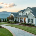 A modern home in Greer protected by a monitored security system.