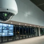 24/7 monitored security cameras protecting a modern business in South Carolina.