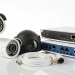 Commercial video surveillance system with security cameras for a Clemson business.