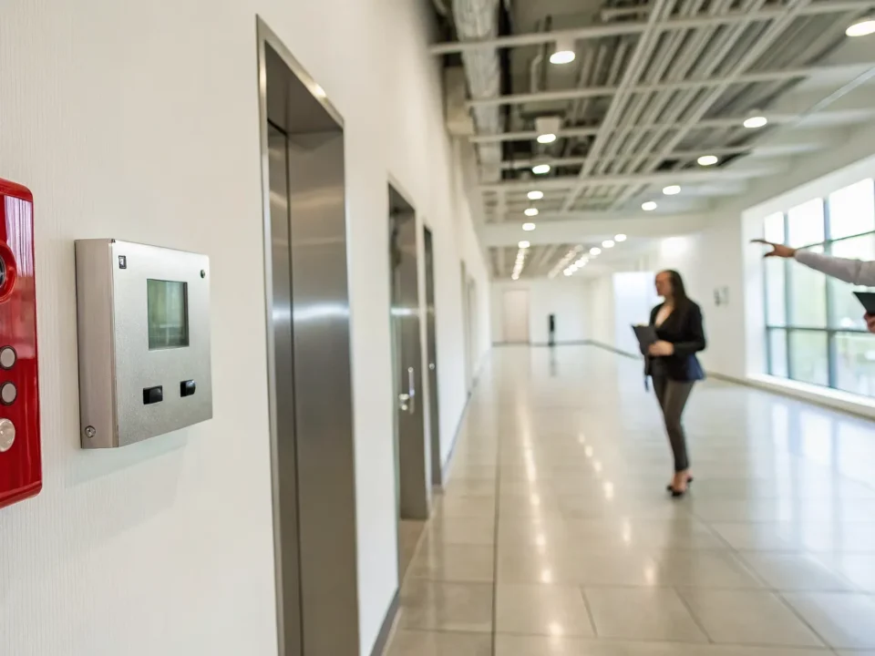 South Carolina commercial fire alarm system meeting state code requirements.