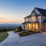 A burglar alarm system protecting a modern house in Greer.