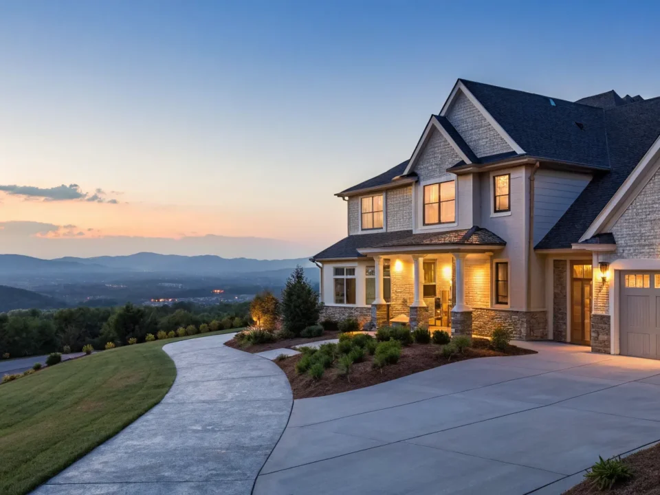 A burglar alarm system protecting a modern house in Greer.