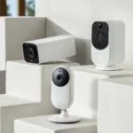 The best home security camera system monitoring the inside and outside of a house.