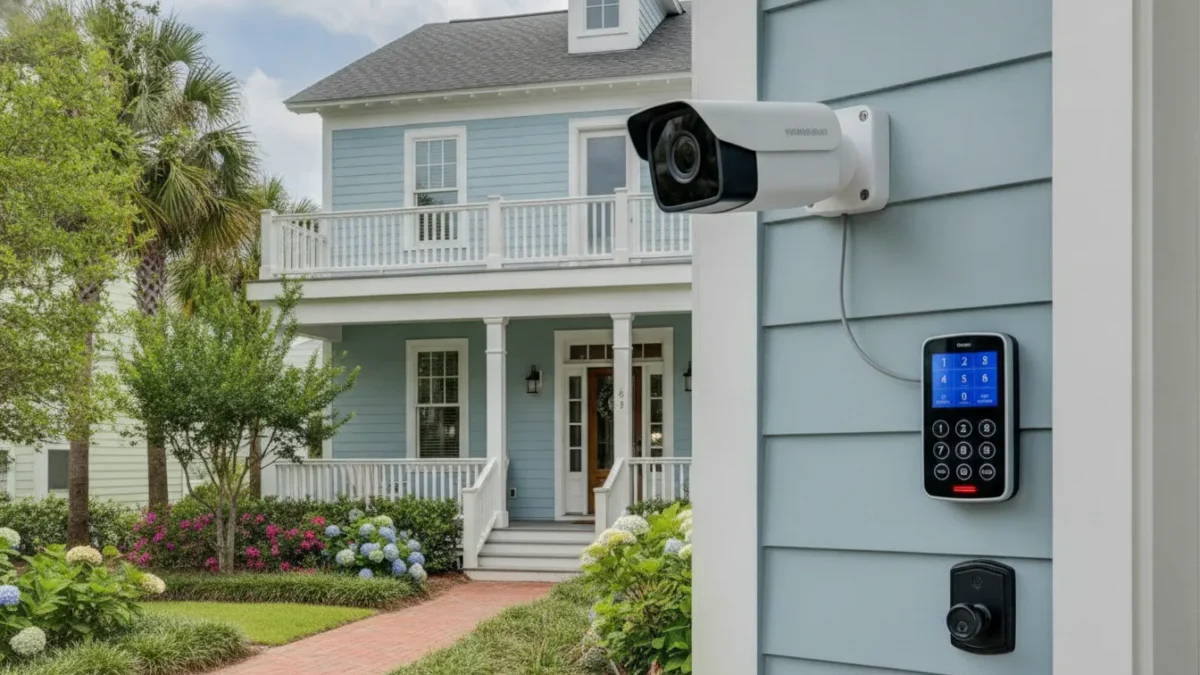 Professional installation affecting home security system cost in South Carolina
