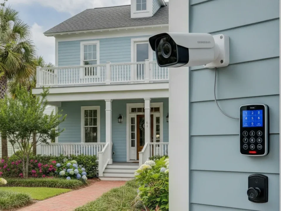 Professional installation affecting home security system cost in South Carolina