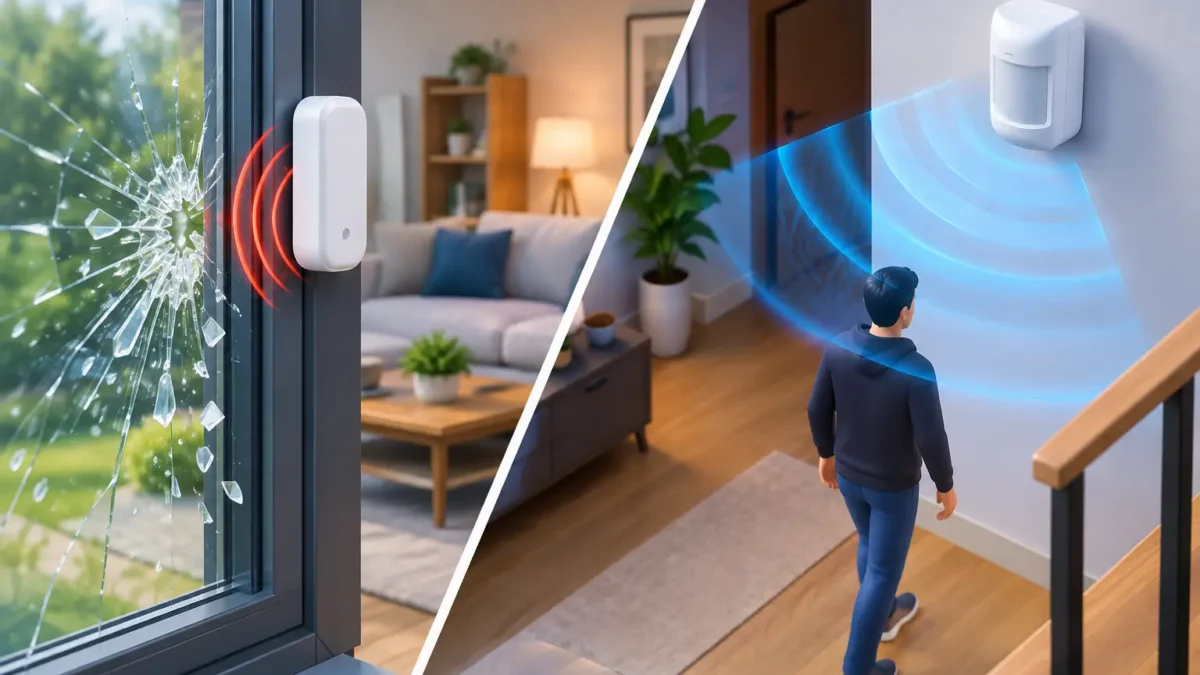 Glass Break Versus Motion Sensors for Your Home