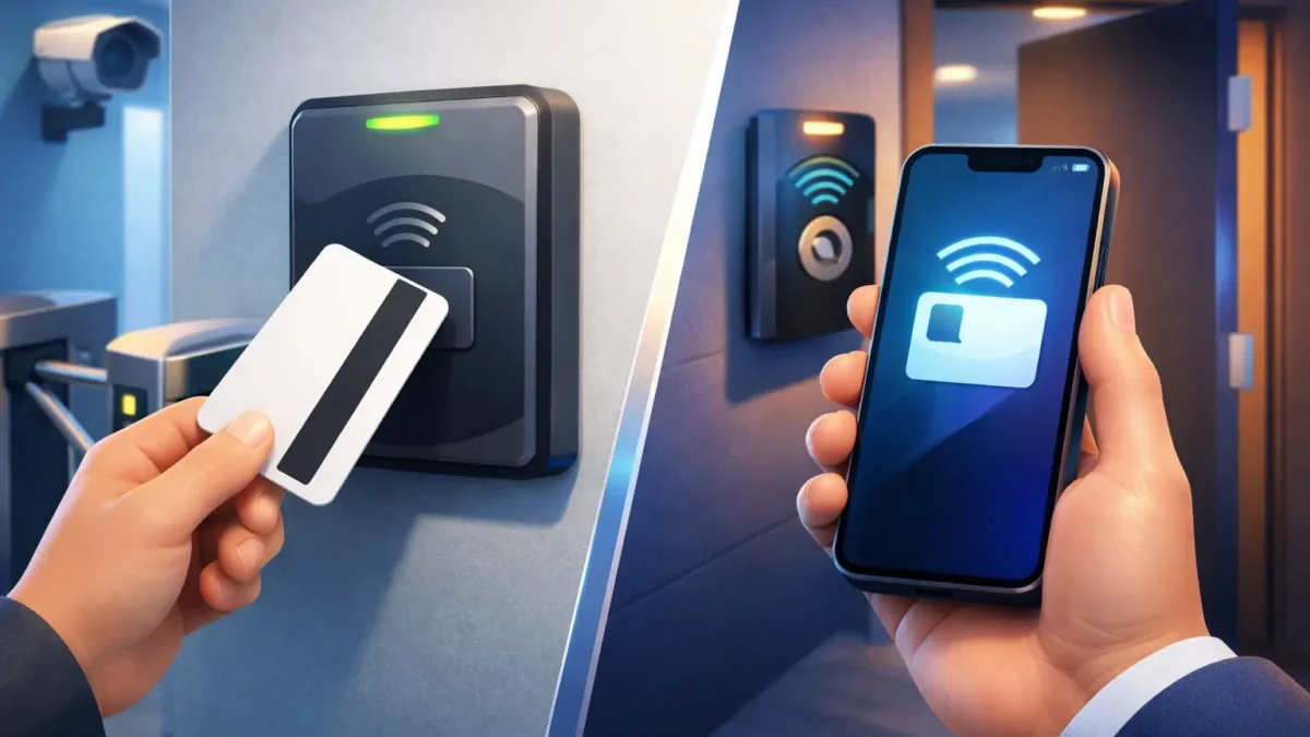 Keycards Versus Mobile Credentials for Business